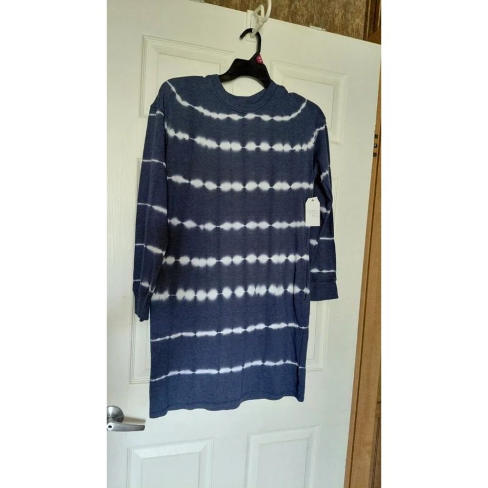 Time & Tru long sleeve tie dye dress-S